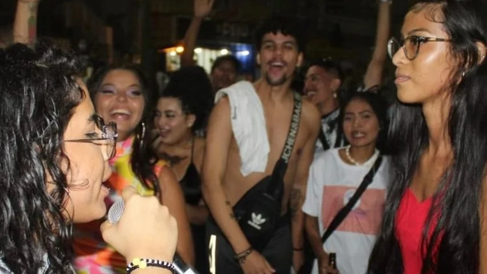 Batalha de Rap é atração no centro histórico de Manaus