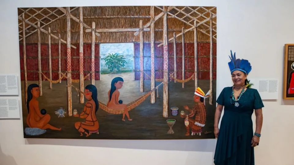 Maior museu de artes do Brasil exibe quadro de India Amazonense, saiba quem é