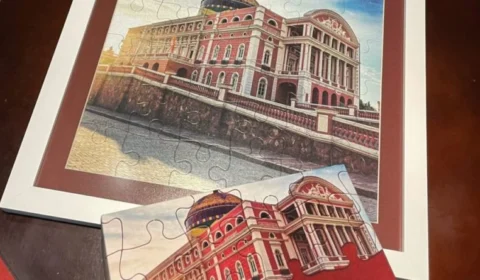 Espaço cultural lança quebra-cabeça em homenagem ao Teatro Amazonas