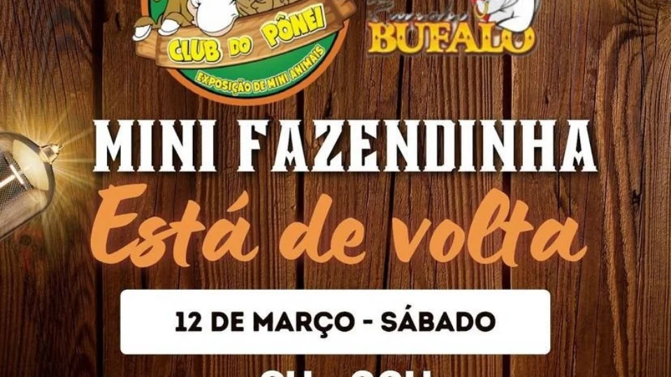 Mini Fazendinha está de volta com muitas atrações para as crianças