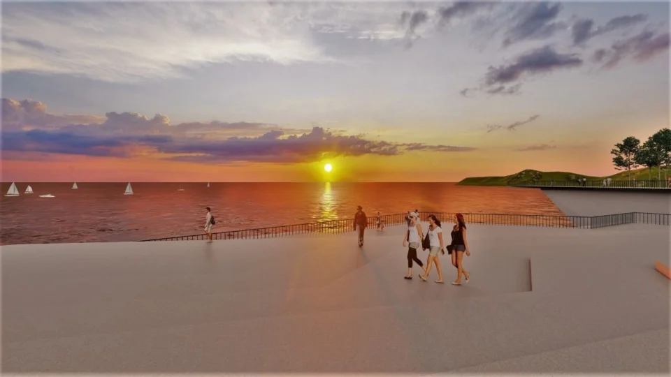 Confira imagens do parque que será construído no início da Ponte Phelippe Daou