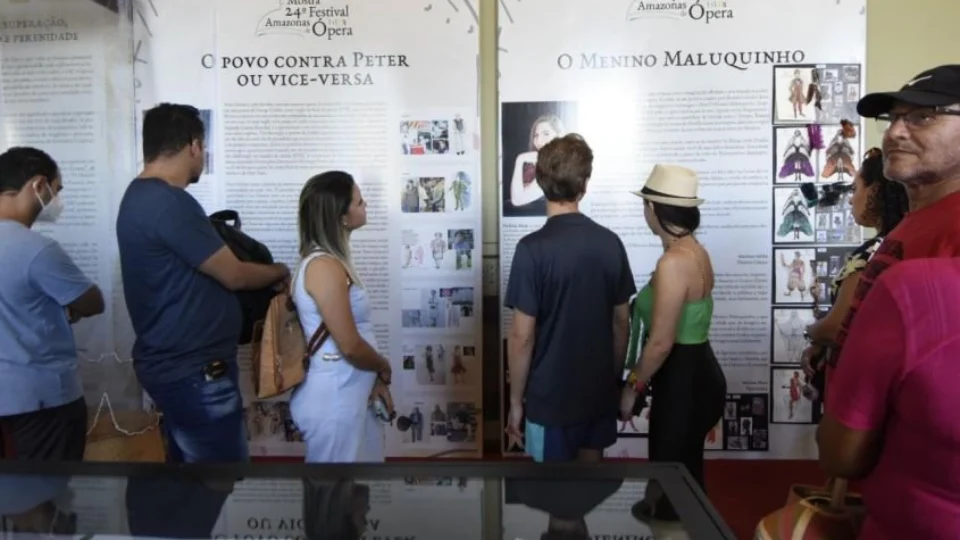 Mostra apresenta itens originais de obras do 24° Festival Amazonas de Ópera