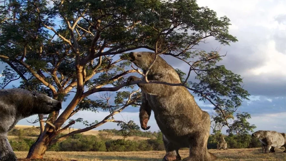 Preguiça pré-histórica é atração em museu de Manaus