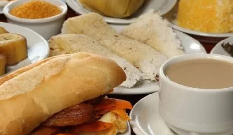 Café da manhã regional a felicidade do povo Amazonense.