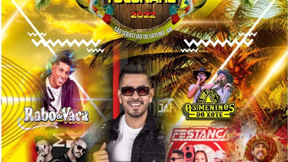 Festa do Tucunaré inicia neste dia 21 e conta com a presença de George Japa.