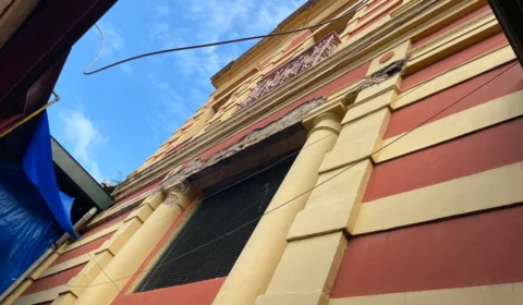 Vistoria são realizadas no mercado Adolpho Lisboa, estrutura aprestou danos