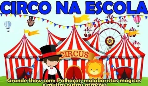 3ª edição do projeto ‘Circo na Escola’ será realizado neste domingo