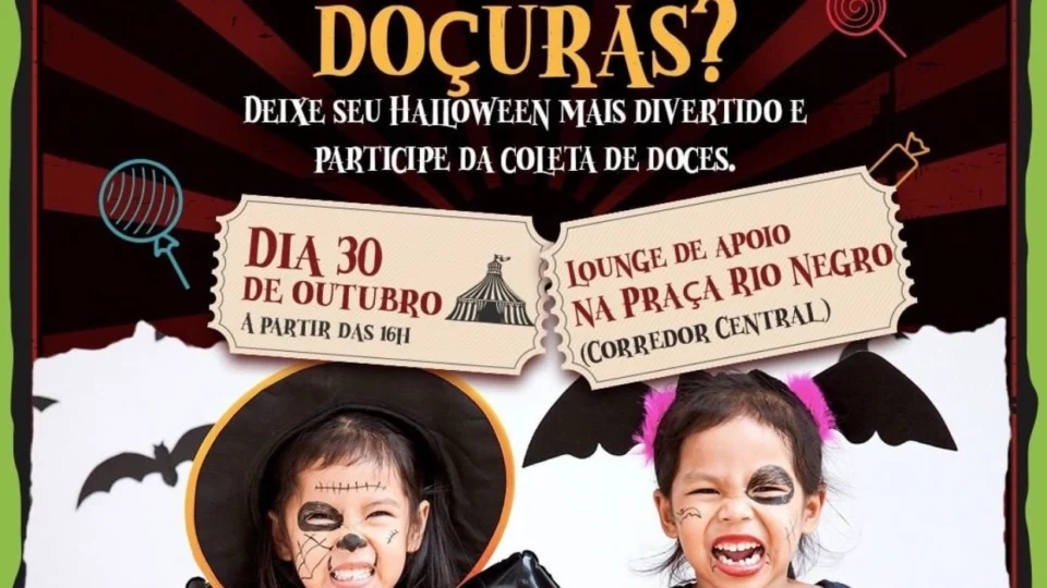 Amazonas Shopping realiza programação especial Halloween a partir deste domingo