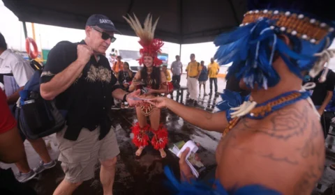 Primeiro navio do ano com turistas chega a Manaus