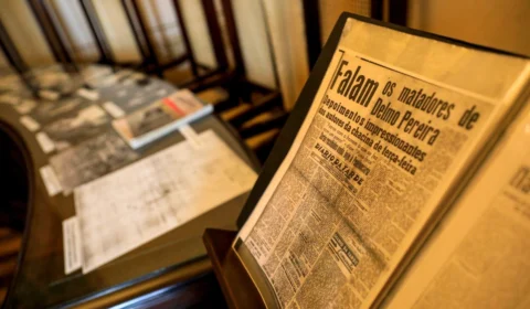 Museu do Crime chama atenção de visitantes por acervo e estrutura preservada no Palácio da Justiça