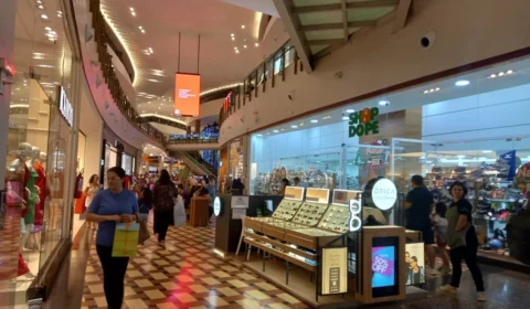 Festival de Jazz promove espaço Instagramável para divulgar sua programação no Manauara Shopping