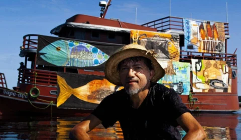 A arte visual interage com a cenários amazônicos na mostra Jaraquiart de Jandr Reis