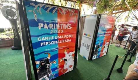 Passaporte Parintins, fotos personalizadas e vídeo 360º são sucesso no Turistódromo
