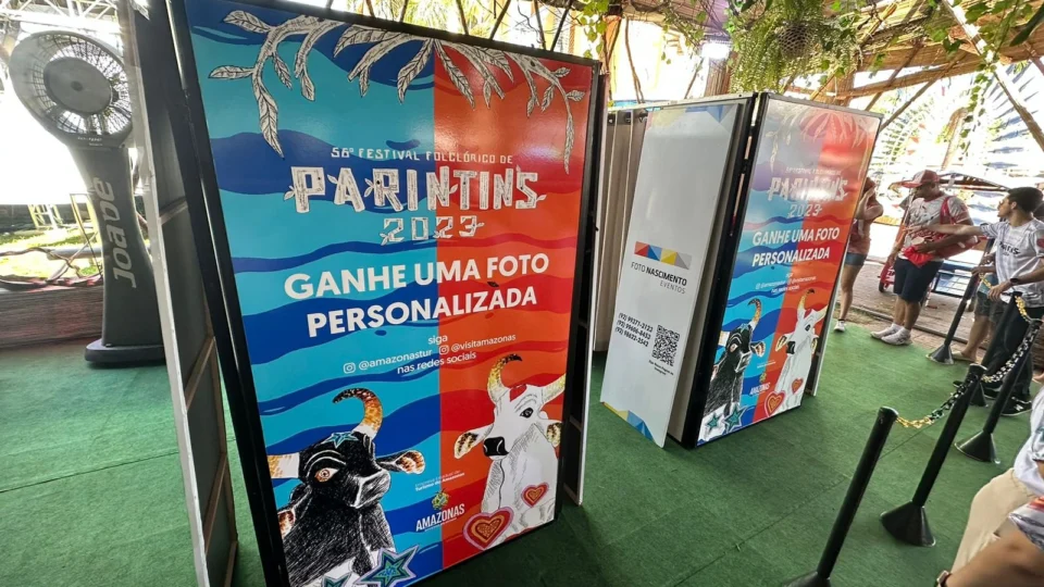 Passaporte Parintins, fotos personalizadas e vídeo 360º são sucesso no Turistódromo