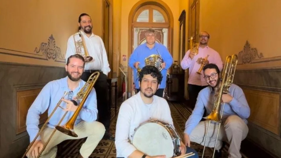 Quinteto de metais da Amazonas Filarmônica se apresenta no Teatro Amazonas