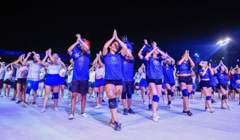 Ciranda Guerreiros Mura realiza ensaio geral e aposta na sincronia e interação com a torcida