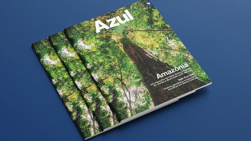 Amazonas é destaque em capa da Revista Azul Linhas Aéreas