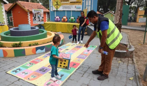 ‘Dia das Crianças’ é celebrado com sorrisos e diversões no parque Cidade das Crianças