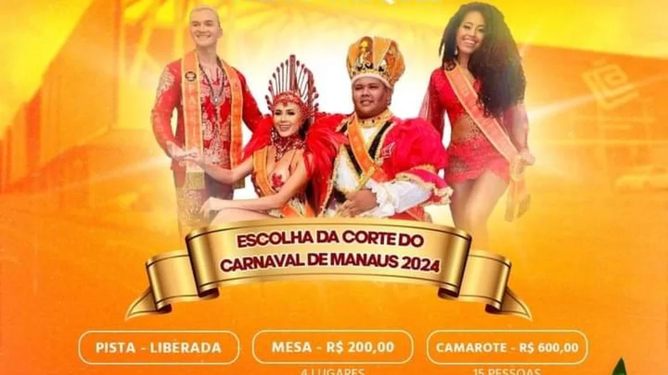 40 candidatos disputam Corte do Carnaval de Manaus 2024 neste sábado (21)