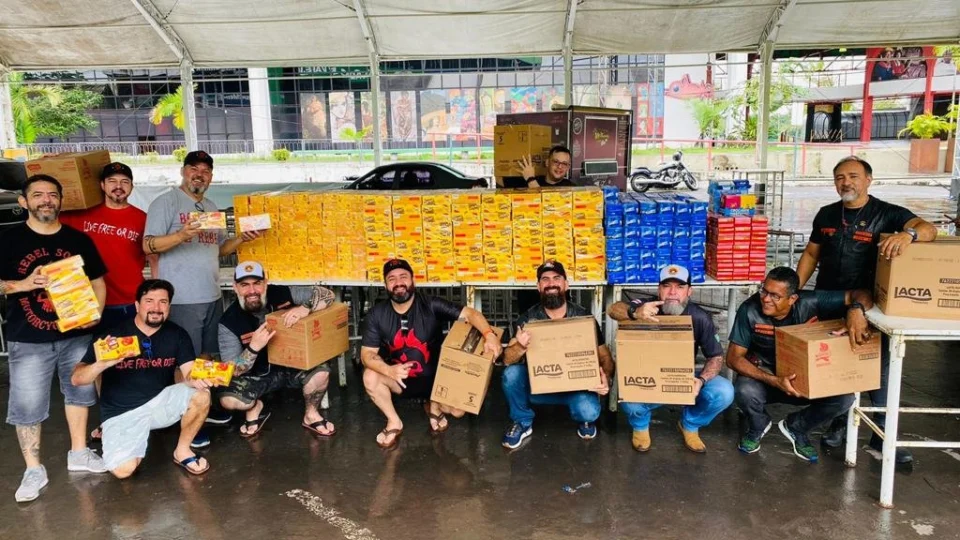 ‘Páscoa sobre Rodas’ reúne entusiastas de motociclismo e promove solidariedade em Manaus