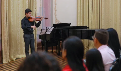Alunos do Núcleo de Música do Liceu Cláudio Santoro realizam recital especial no Palácio da Justiça