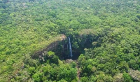 Cachoeira ‘Véu de Noiva’ é um paraíso no interior do Amazonas, saiba onde é
