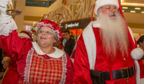 Papai Noel “chega” em Shopping de Manaus, confira