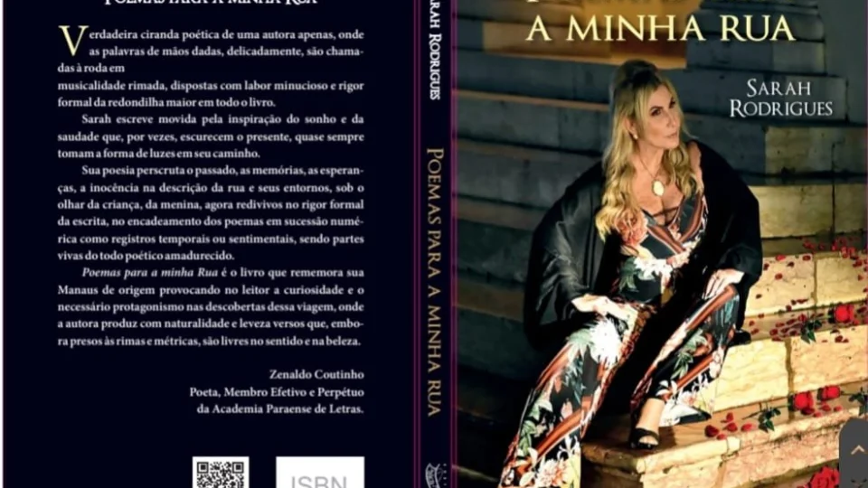 Autora realiza lançamento “Poemas para a minha rua l”, da poetisa Sarah Rodrigues.