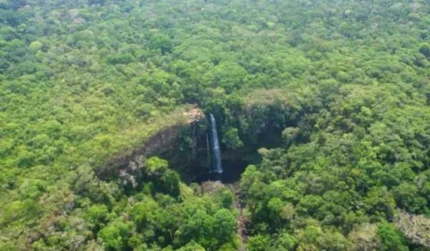 Cachoeira ‘Véu de Noiva’ é um paraíso no interior do Amazonas, saiba onde é