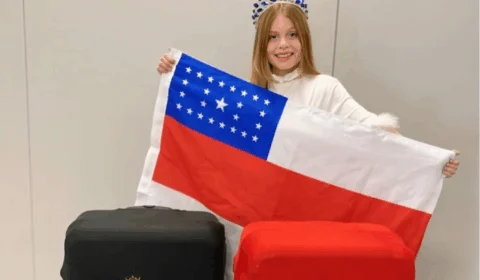 Mini Miss Amazonas Alexia Martins brilha em sessão oficial de fotos do Mini Miss Brasil. Veja vídeo;