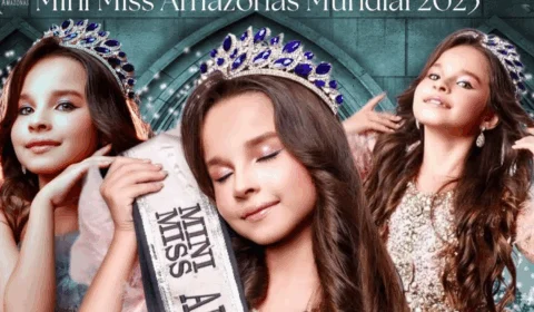 Letícia Aguiar é coroada Mini Miss Brasil Mundial 2025 e leva a cultura amazônica aos palcos nacionais. Veja vídeo: