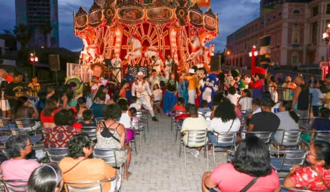 Programação cultural abre o Réveillon do Largo com homenagem ao Teatro Amazonas e atrações artísticas