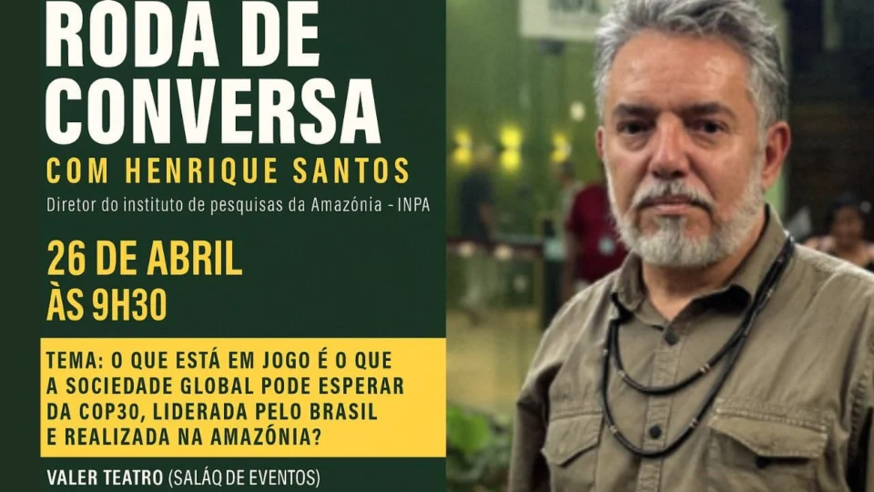Roda de Conversa na Valer Teatro debate os desafios e expectativas para a COP30 na Amazônia