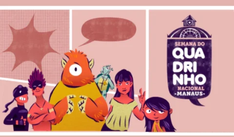 Semana do Quadrinho Nacional 2025 ocorre de 4 a 6 de abril em Manaus