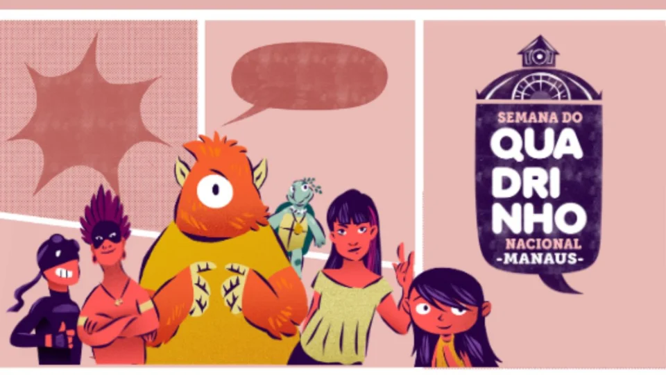 Semana do Quadrinho Nacional 2025 ocorre de 4 a 6 de abril em Manaus