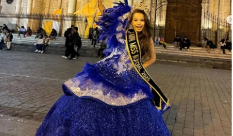 Manauara Leticia Aguiar é eleita Mini Miss Mundial 2025 em concurso no Peru