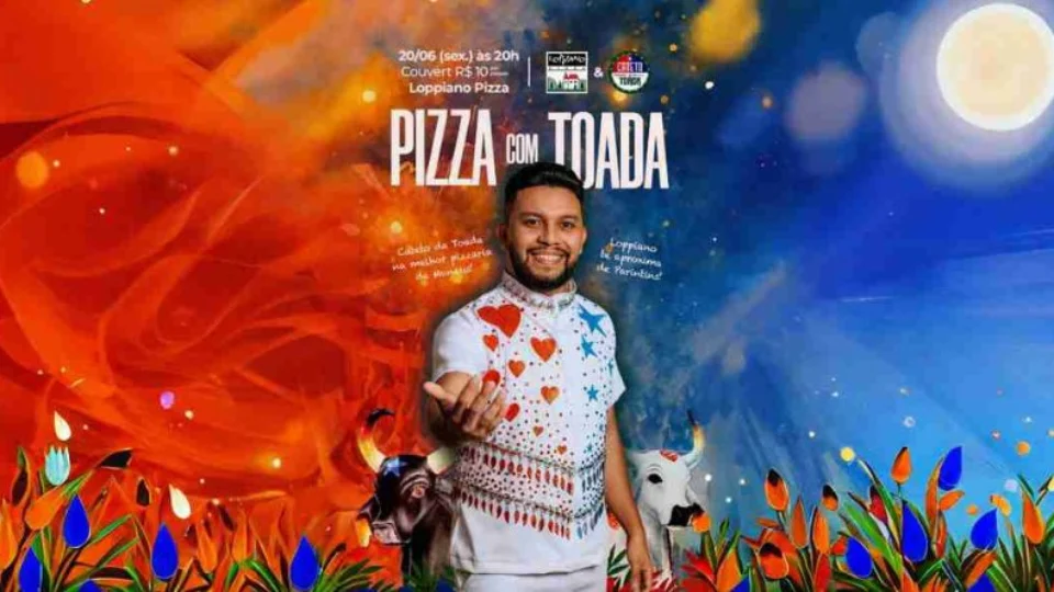 Loppiano recebe show especial com o Cateto da Toada em clima de Festival de Parintins