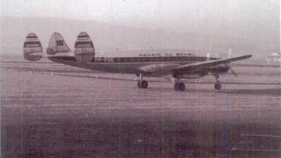 Conheça a história do Constelattion, avião da Panair que caiu no Rio Preto da Eva em 1962
