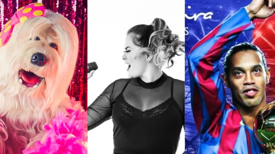 TV Colosso, Taty Corazon e Ronaldinho Gaúcho são atrações do fim de semana.