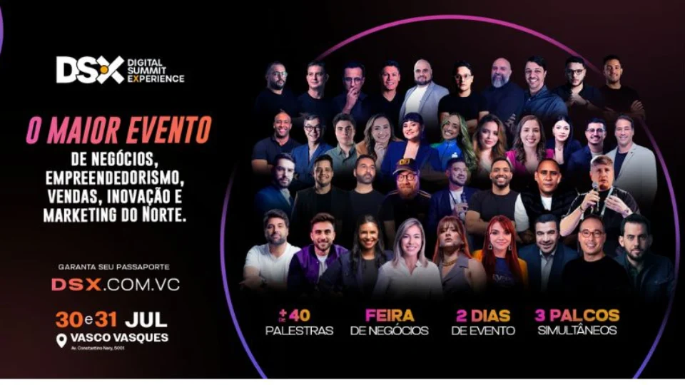 DSX 2025: Manaus se transforma na capital da inovação e dos negócios em julho