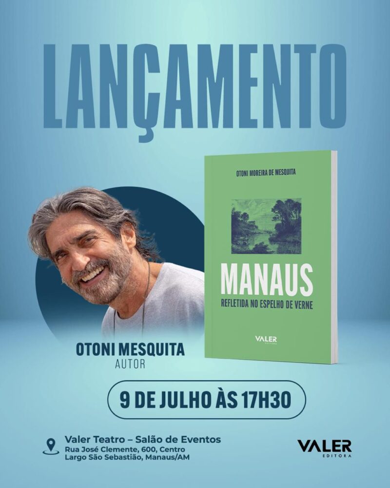 Lançamento de livro propõe novo olhar sobre Manaus a partir de Jules Verne