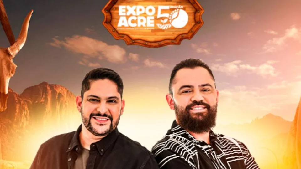 Jorge & Mateus encerram Expoacre 2025 com show em comemoração aos 50 anos da feira
