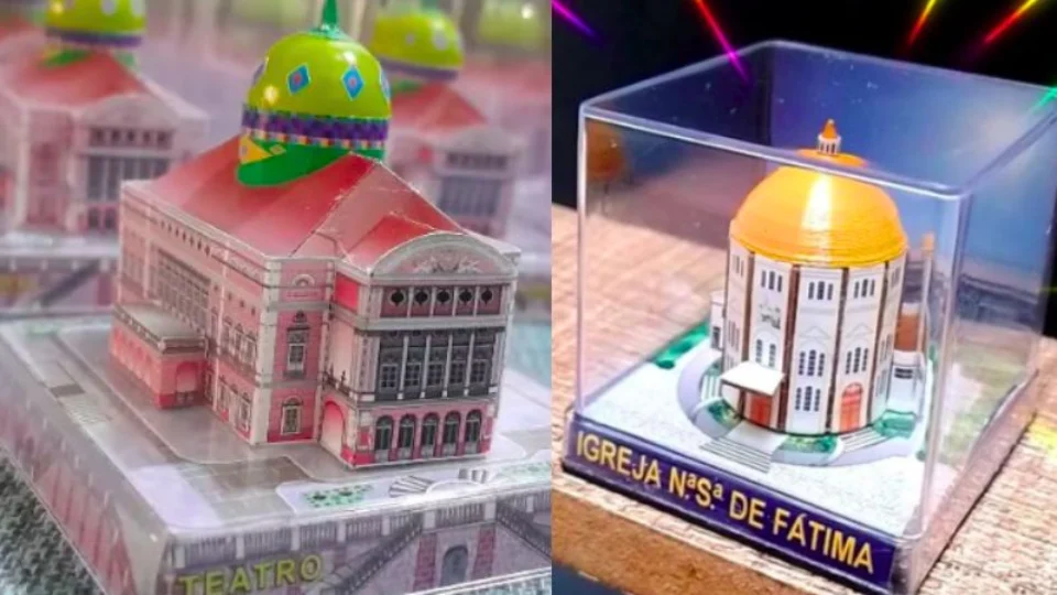 Projeto recria pontos turísticos de Manaus em miniatura e oferece jogo educativo sobre a cidade