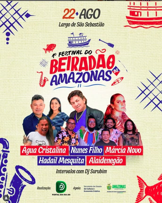 1º Festival de Beiradão do Amazonas confirma atrações.