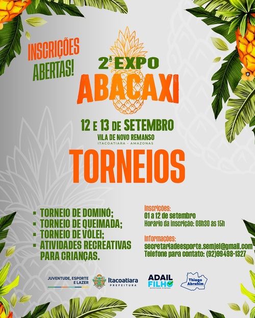 Novo Remanso se prepara para a 2ª ExpoAbacaxi: tradição, concursos e diversão para toda a família