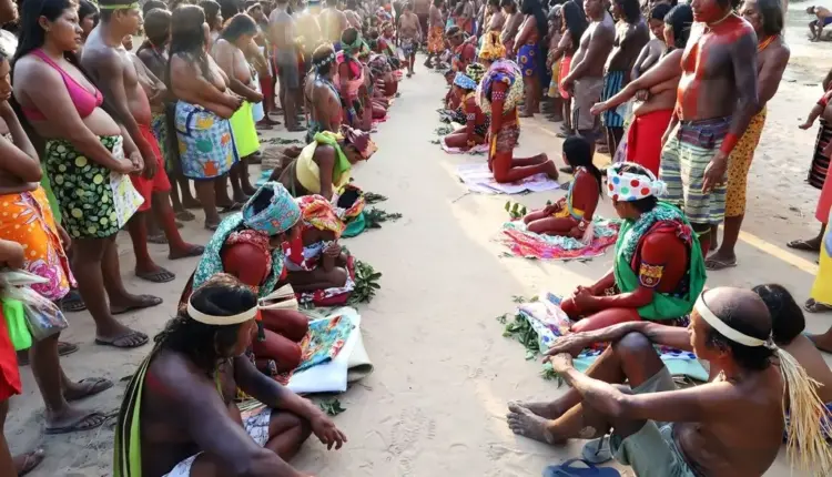 Exposição fotográfica revela rituais de batismo indígena no Tocantins