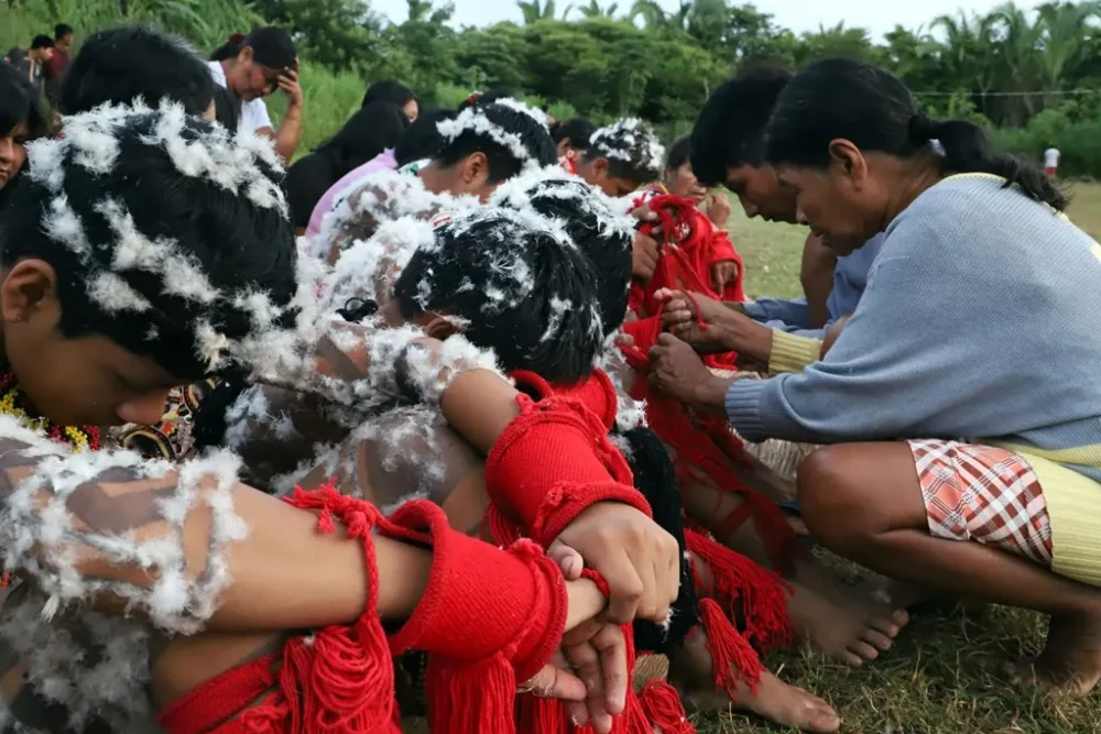 Exposição fotográfica revela rituais de batismo indígena no Tocantins