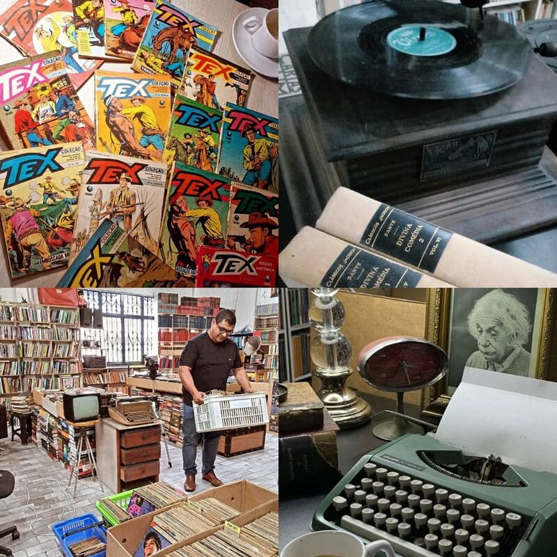 Sebo Amazônia: um refúgio cultural para amantes de livros e objetos antigos em Manaus