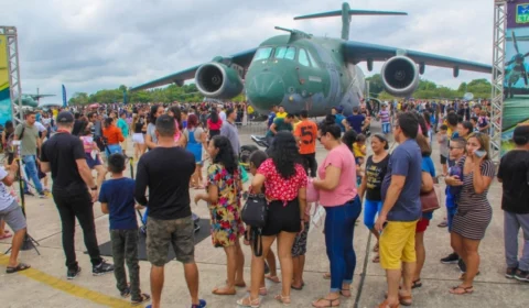 Domingo Aéreo reúne exposição de aeronaves e ações sociais na Base Aérea de Manaus