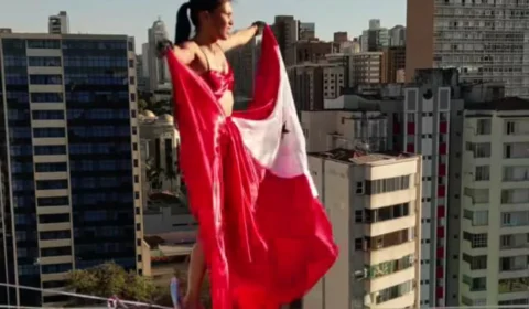 Conheça a paraense Andreza Pereira que fez travessia radical entre prédios em BH